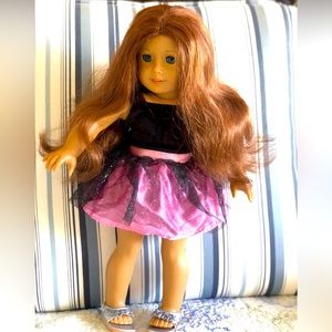 American Girl Doll and 75 plus pieces of clothing and accessories, Truly me#23